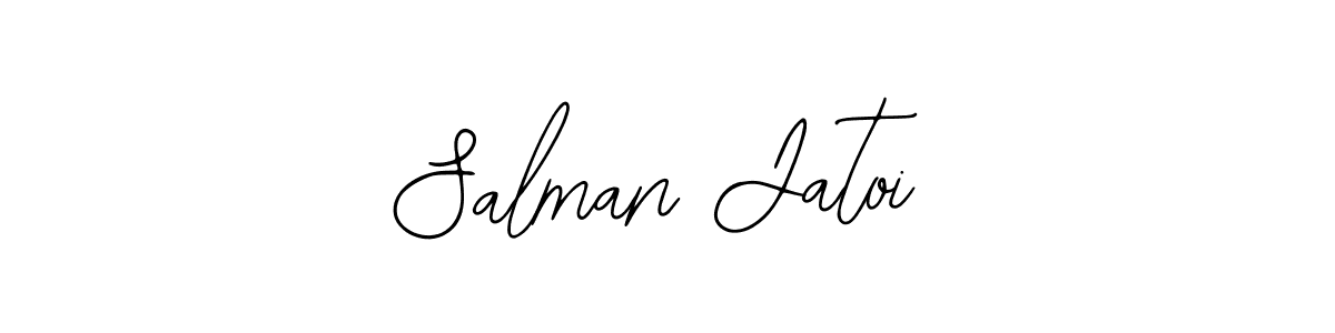 Use a signature maker to create a handwritten signature online. With this signature software, you can design (Bearetta-2O07w) your own signature for name Salman Jatoi. Salman Jatoi signature style 12 images and pictures png