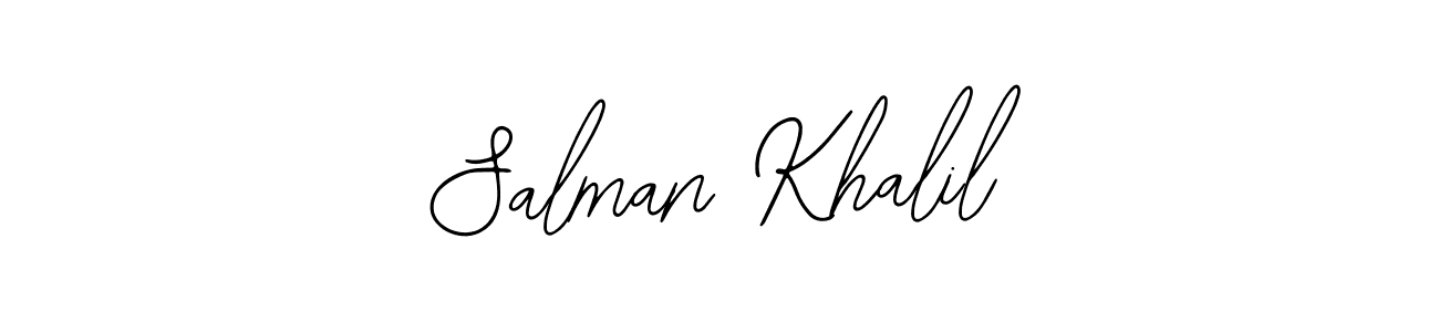 Best and Professional Signature Style for Salman Khalil. Bearetta-2O07w Best Signature Style Collection. Salman Khalil signature style 12 images and pictures png
