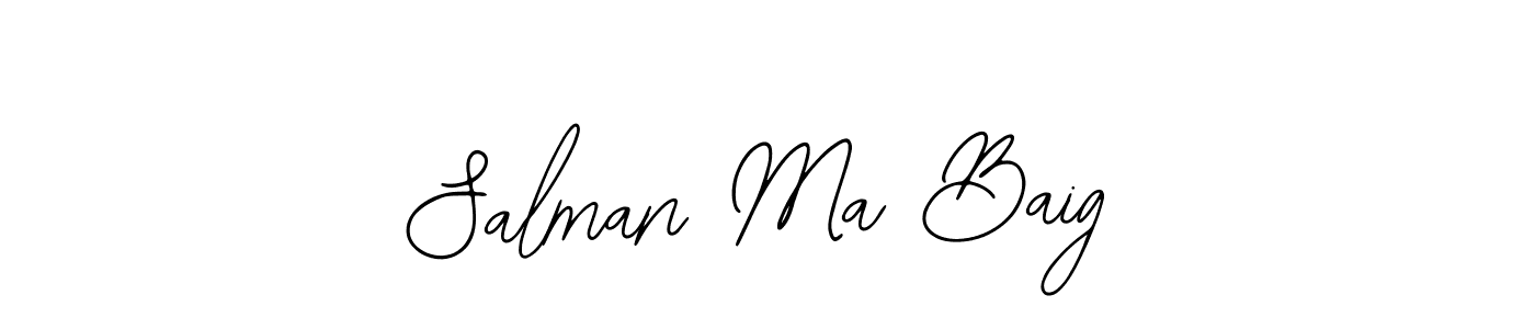 The best way (Bearetta-2O07w) to make a short signature is to pick only two or three words in your name. The name Salman Ma Baig include a total of six letters. For converting this name. Salman Ma Baig signature style 12 images and pictures png