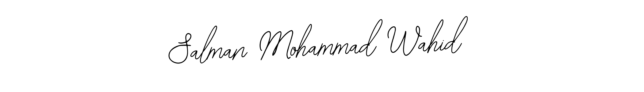 Also we have Salman Mohammad Wahid name is the best signature style. Create professional handwritten signature collection using Bearetta-2O07w autograph style. Salman Mohammad Wahid signature style 12 images and pictures png