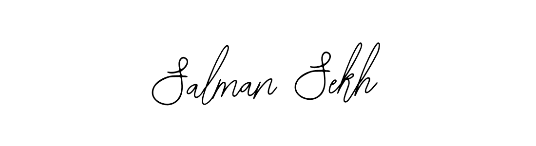 Bearetta-2O07w is a professional signature style that is perfect for those who want to add a touch of class to their signature. It is also a great choice for those who want to make their signature more unique. Get Salman Sekh name to fancy signature for free. Salman Sekh signature style 12 images and pictures png