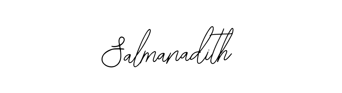 The best way (Bearetta-2O07w) to make a short signature is to pick only two or three words in your name. The name Salmanadith include a total of six letters. For converting this name. Salmanadith signature style 12 images and pictures png