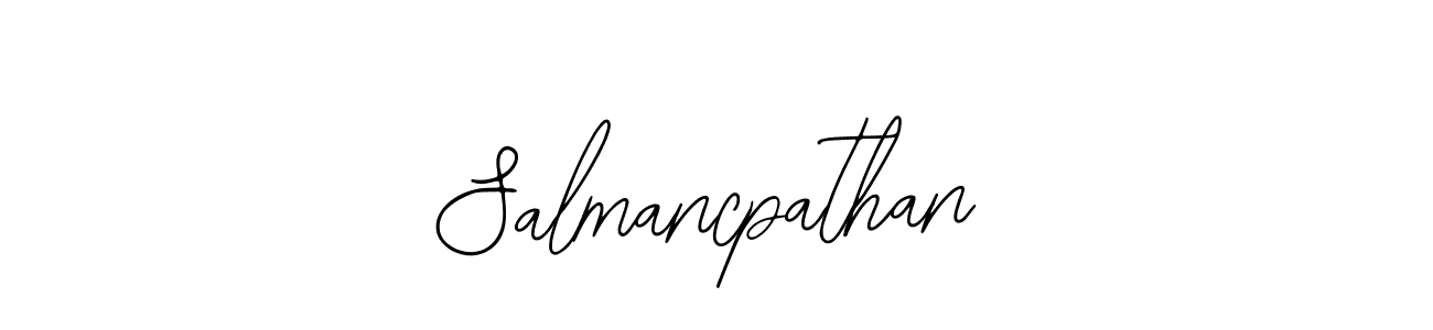 Use a signature maker to create a handwritten signature online. With this signature software, you can design (Bearetta-2O07w) your own signature for name Salmancpathan. Salmancpathan signature style 12 images and pictures png