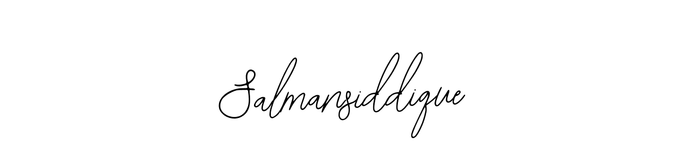 if you are searching for the best signature style for your name Salmansiddique. so please give up your signature search. here we have designed multiple signature styles  using Bearetta-2O07w. Salmansiddique signature style 12 images and pictures png