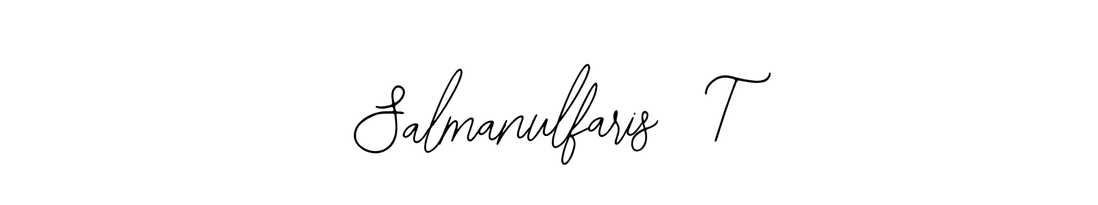You can use this online signature creator to create a handwritten signature for the name Salmanulfaris  T. This is the best online autograph maker. Salmanulfaris  T signature style 12 images and pictures png