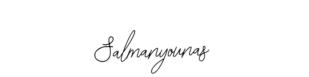 How to make Salmanyounas name signature. Use Bearetta-2O07w style for creating short signs online. This is the latest handwritten sign. Salmanyounas signature style 12 images and pictures png