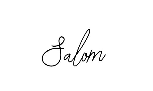 How to make Salom signature? Bearetta-2O07w is a professional autograph style. Create handwritten signature for Salom name. Salom signature style 12 images and pictures png