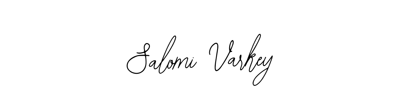 How to make Salomi Varkey signature? Bearetta-2O07w is a professional autograph style. Create handwritten signature for Salomi Varkey name. Salomi Varkey signature style 12 images and pictures png