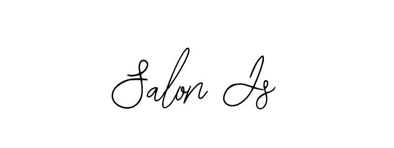 Salon Js stylish signature style. Best Handwritten Sign (Bearetta-2O07w) for my name. Handwritten Signature Collection Ideas for my name Salon Js. Salon Js signature style 12 images and pictures png