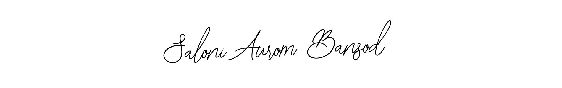 This is the best signature style for the Saloni Aurom Bansod name. Also you like these signature font (Bearetta-2O07w). Mix name signature. Saloni Aurom Bansod signature style 12 images and pictures png
