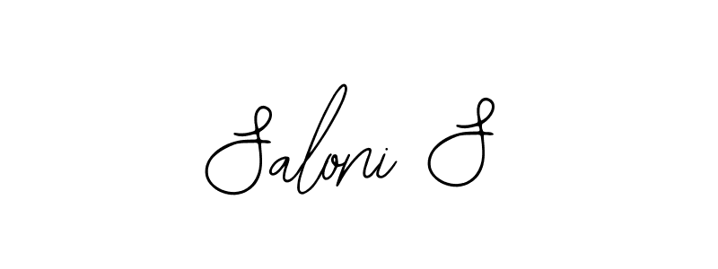 Create a beautiful signature design for name Saloni S. With this signature (Bearetta-2O07w) fonts, you can make a handwritten signature for free. Saloni S signature style 12 images and pictures png