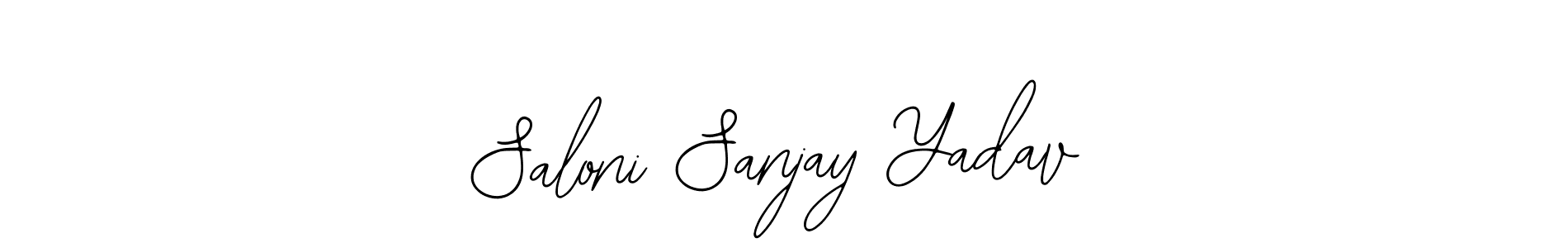 Make a beautiful signature design for name Saloni Sanjay Yadav. Use this online signature maker to create a handwritten signature for free. Saloni Sanjay Yadav signature style 12 images and pictures png