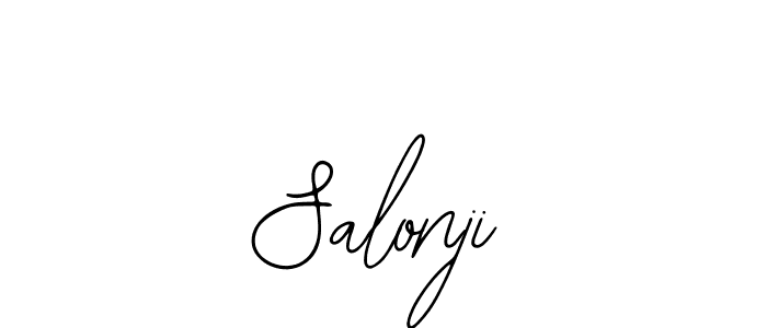Similarly Bearetta-2O07w is the best handwritten signature design. Signature creator online .You can use it as an online autograph creator for name Salonji. Salonji signature style 12 images and pictures png