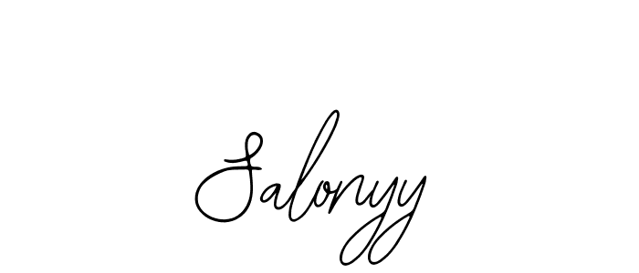 if you are searching for the best signature style for your name Salonyy. so please give up your signature search. here we have designed multiple signature styles  using Bearetta-2O07w. Salonyy signature style 12 images and pictures png