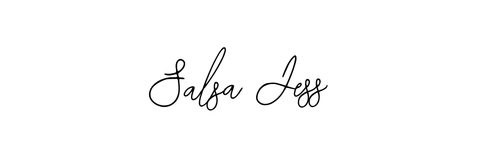 Also You can easily find your signature by using the search form. We will create Salsa Jess name handwritten signature images for you free of cost using Bearetta-2O07w sign style. Salsa Jess signature style 12 images and pictures png