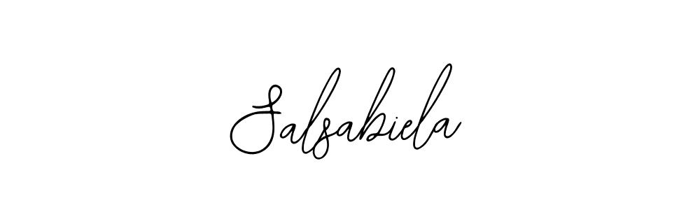 Also You can easily find your signature by using the search form. We will create Salsabiela name handwritten signature images for you free of cost using Bearetta-2O07w sign style. Salsabiela signature style 12 images and pictures png