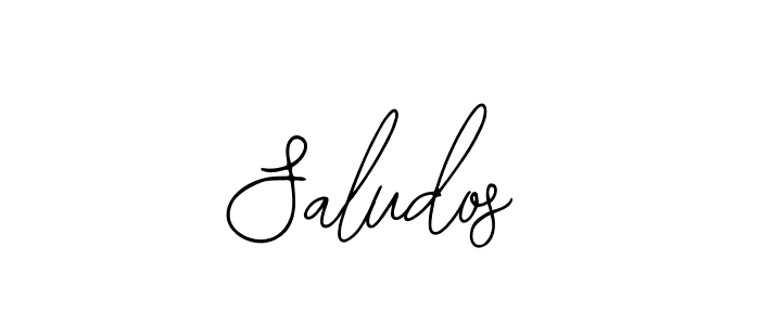 Make a beautiful signature design for name Saludos. With this signature (Bearetta-2O07w) style, you can create a handwritten signature for free. Saludos signature style 12 images and pictures png