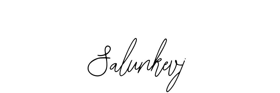 The best way (Bearetta-2O07w) to make a short signature is to pick only two or three words in your name. The name Salunkevj include a total of six letters. For converting this name. Salunkevj signature style 12 images and pictures png