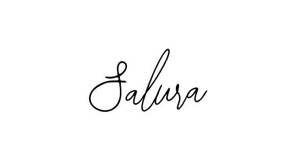 You should practise on your own different ways (Bearetta-2O07w) to write your name (Salura) in signature. don't let someone else do it for you. Salura signature style 12 images and pictures png