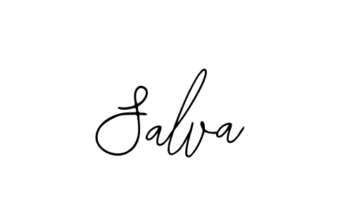 Use a signature maker to create a handwritten signature online. With this signature software, you can design (Bearetta-2O07w) your own signature for name Salva. Salva signature style 12 images and pictures png