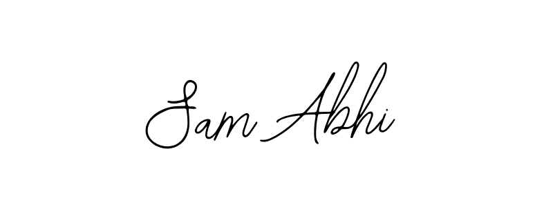 Use a signature maker to create a handwritten signature online. With this signature software, you can design (Bearetta-2O07w) your own signature for name Sam Abhi. Sam Abhi signature style 12 images and pictures png