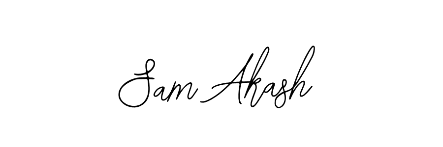 Make a beautiful signature design for name Sam Akash. With this signature (Bearetta-2O07w) style, you can create a handwritten signature for free. Sam Akash signature style 12 images and pictures png