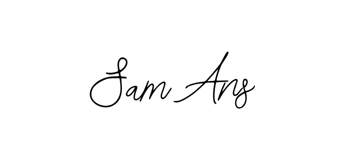 How to make Sam Ans signature? Bearetta-2O07w is a professional autograph style. Create handwritten signature for Sam Ans name. Sam Ans signature style 12 images and pictures png