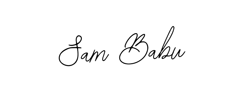 Make a beautiful signature design for name Sam Babu. With this signature (Bearetta-2O07w) style, you can create a handwritten signature for free. Sam Babu signature style 12 images and pictures png