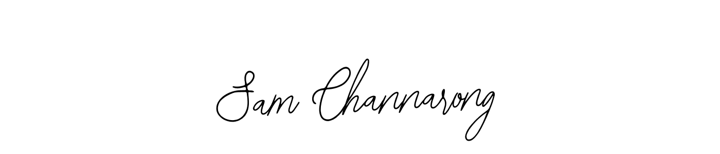 Sam Channarong stylish signature style. Best Handwritten Sign (Bearetta-2O07w) for my name. Handwritten Signature Collection Ideas for my name Sam Channarong. Sam Channarong signature style 12 images and pictures png