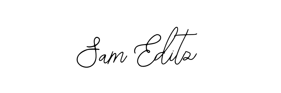 The best way (Bearetta-2O07w) to make a short signature is to pick only two or three words in your name. The name Sam Editz include a total of six letters. For converting this name. Sam Editz signature style 12 images and pictures png