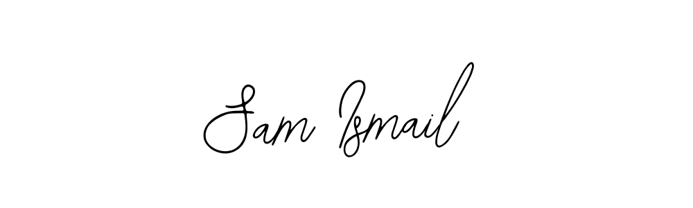 Similarly Bearetta-2O07w is the best handwritten signature design. Signature creator online .You can use it as an online autograph creator for name Sam Ismail. Sam Ismail signature style 12 images and pictures png