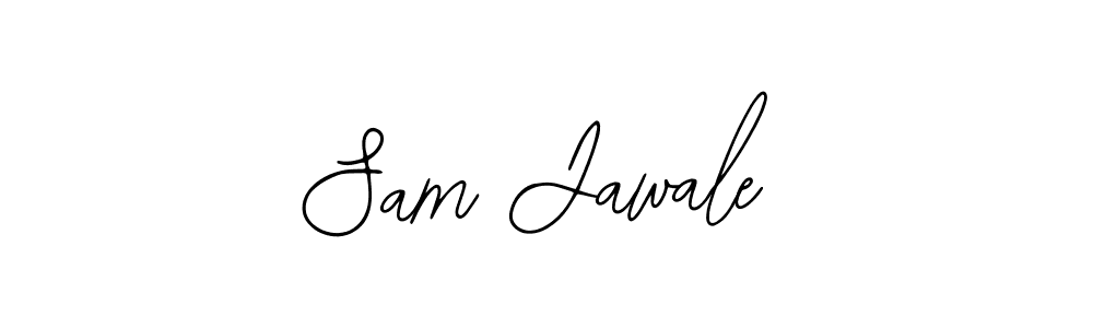 Also You can easily find your signature by using the search form. We will create Sam Jawale name handwritten signature images for you free of cost using Bearetta-2O07w sign style. Sam Jawale signature style 12 images and pictures png