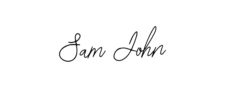 Design your own signature with our free online signature maker. With this signature software, you can create a handwritten (Bearetta-2O07w) signature for name Sam John. Sam John signature style 12 images and pictures png