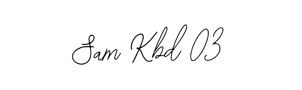 Sam Kbd 03 stylish signature style. Best Handwritten Sign (Bearetta-2O07w) for my name. Handwritten Signature Collection Ideas for my name Sam Kbd 03. Sam Kbd 03 signature style 12 images and pictures png