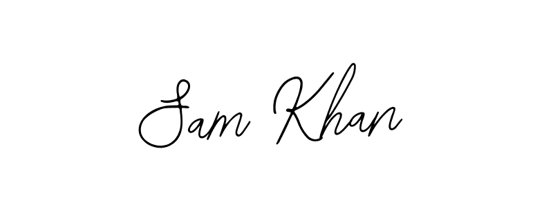 Sam Khan stylish signature style. Best Handwritten Sign (Bearetta-2O07w) for my name. Handwritten Signature Collection Ideas for my name Sam Khan. Sam Khan signature style 12 images and pictures png