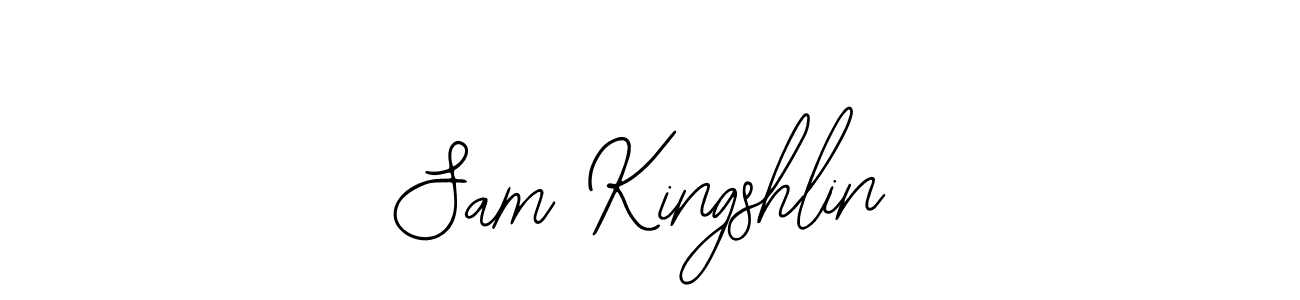 See photos of Sam Kingshlin official signature by Spectra . Check more albums & portfolios. Read reviews & check more about Bearetta-2O07w font. Sam Kingshlin signature style 12 images and pictures png