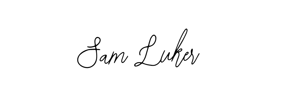 Design your own signature with our free online signature maker. With this signature software, you can create a handwritten (Bearetta-2O07w) signature for name Sam Luker. Sam Luker signature style 12 images and pictures png