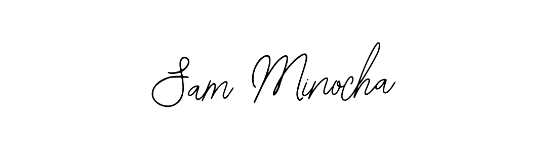 if you are searching for the best signature style for your name Sam Minocha. so please give up your signature search. here we have designed multiple signature styles  using Bearetta-2O07w. Sam Minocha signature style 12 images and pictures png