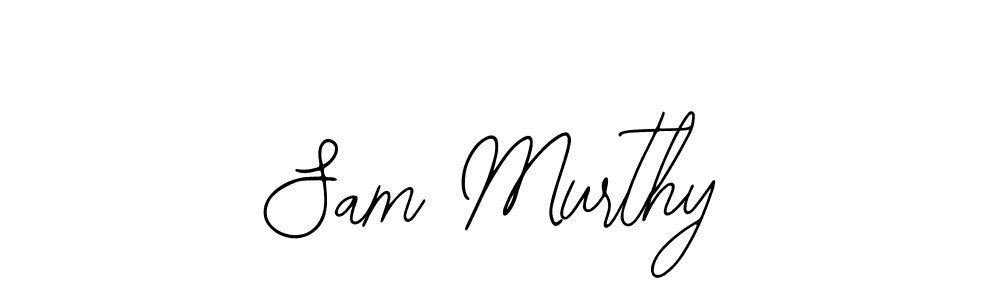 The best way (Bearetta-2O07w) to make a short signature is to pick only two or three words in your name. The name Sam Murthy include a total of six letters. For converting this name. Sam Murthy signature style 12 images and pictures png