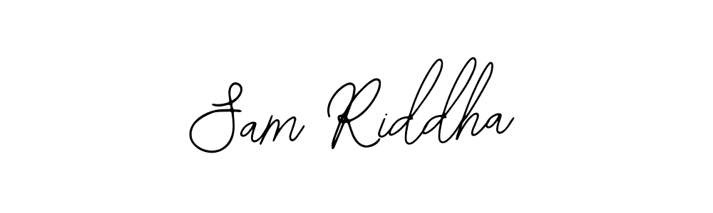 Design your own signature with our free online signature maker. With this signature software, you can create a handwritten (Bearetta-2O07w) signature for name Sam Riddha. Sam Riddha signature style 12 images and pictures png