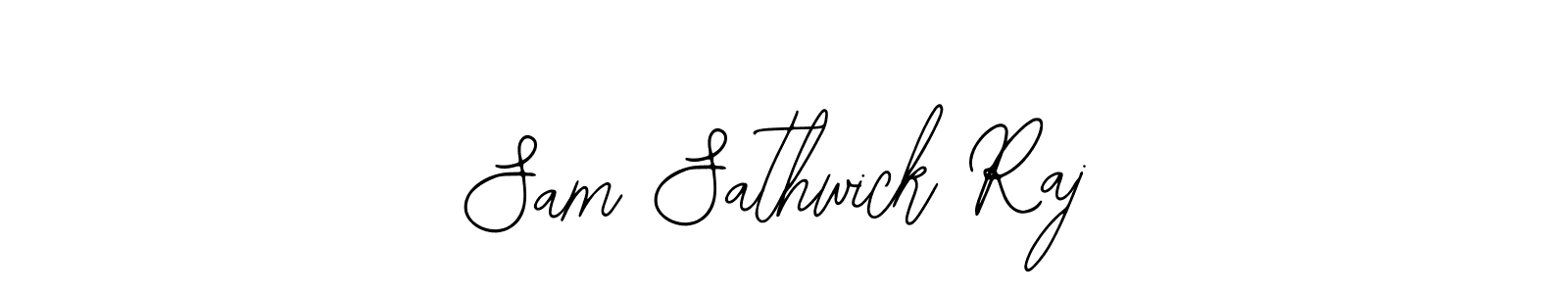 Make a beautiful signature design for name Sam Sathwick Raj. Use this online signature maker to create a handwritten signature for free. Sam Sathwick Raj signature style 12 images and pictures png