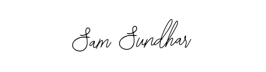 Similarly Bearetta-2O07w is the best handwritten signature design. Signature creator online .You can use it as an online autograph creator for name Sam Sundhar. Sam Sundhar signature style 12 images and pictures png