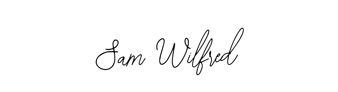 How to Draw Sam Wilfred signature style? Bearetta-2O07w is a latest design signature styles for name Sam Wilfred. Sam Wilfred signature style 12 images and pictures png