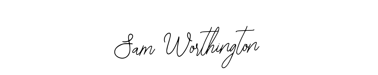 How to make Sam Worthington signature? Bearetta-2O07w is a professional autograph style. Create handwritten signature for Sam Worthington name. Sam Worthington signature style 12 images and pictures png