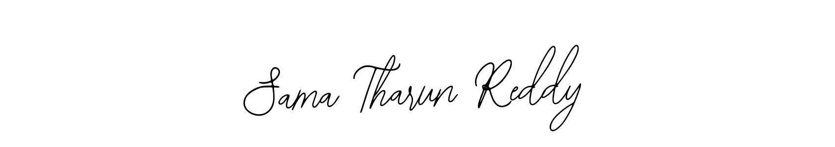 Make a beautiful signature design for name Sama Tharun Reddy. With this signature (Bearetta-2O07w) style, you can create a handwritten signature for free. Sama Tharun Reddy signature style 12 images and pictures png