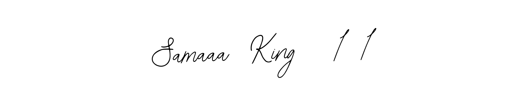Bearetta-2O07w is a professional signature style that is perfect for those who want to add a touch of class to their signature. It is also a great choice for those who want to make their signature more unique. Get Samaaa  King  5151 name to fancy signature for free. Samaaa  King  5151 signature style 12 images and pictures png
