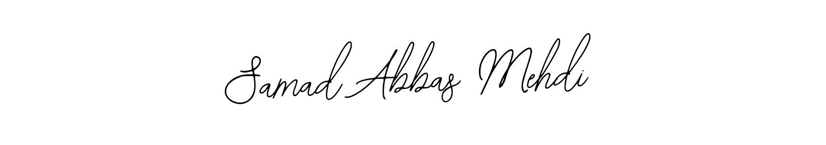 You should practise on your own different ways (Bearetta-2O07w) to write your name (Samad Abbas Mehdi) in signature. don't let someone else do it for you. Samad Abbas Mehdi signature style 12 images and pictures png