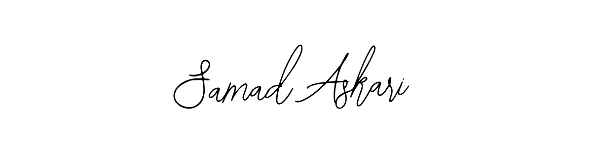 Bearetta-2O07w is a professional signature style that is perfect for those who want to add a touch of class to their signature. It is also a great choice for those who want to make their signature more unique. Get Samad Askari name to fancy signature for free. Samad Askari signature style 12 images and pictures png
