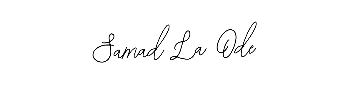 Use a signature maker to create a handwritten signature online. With this signature software, you can design (Bearetta-2O07w) your own signature for name Samad La Ode. Samad La Ode signature style 12 images and pictures png