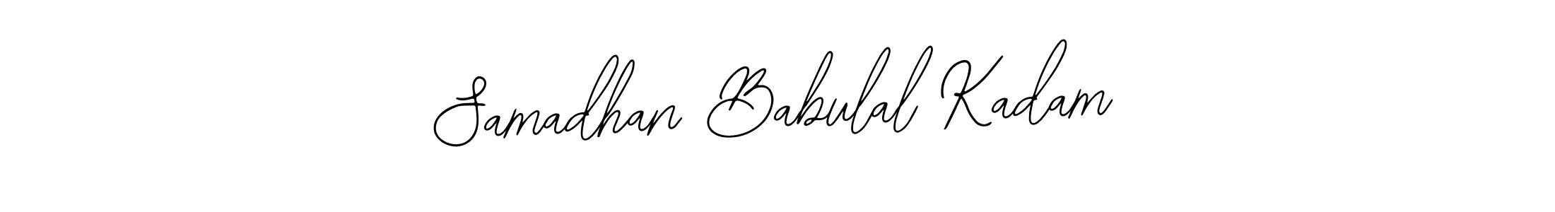 Make a beautiful signature design for name Samadhan Babulal Kadam. With this signature (Bearetta-2O07w) style, you can create a handwritten signature for free. Samadhan Babulal Kadam signature style 12 images and pictures png